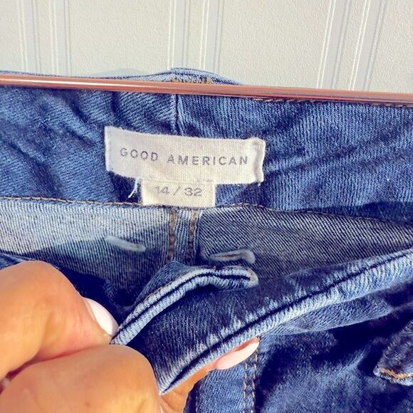 Good American Blue Skinny‎ Jeans Sz 14/32 - Picture 3 of 4